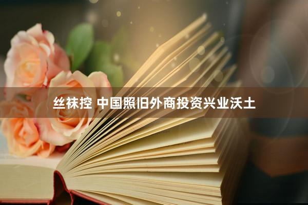 丝袜控 中国照旧外商投资兴业沃土
