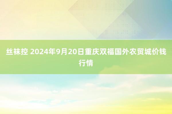 丝袜控 2024年9月20日重庆双福国外农贸城价钱行情