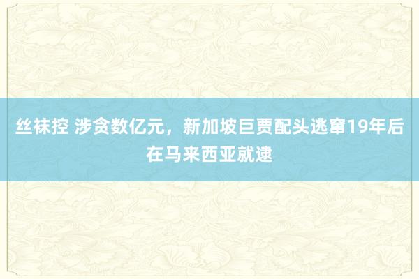 丝袜控 涉贪数亿元，新加坡巨贾配头逃窜19年后在马来西亚就逮