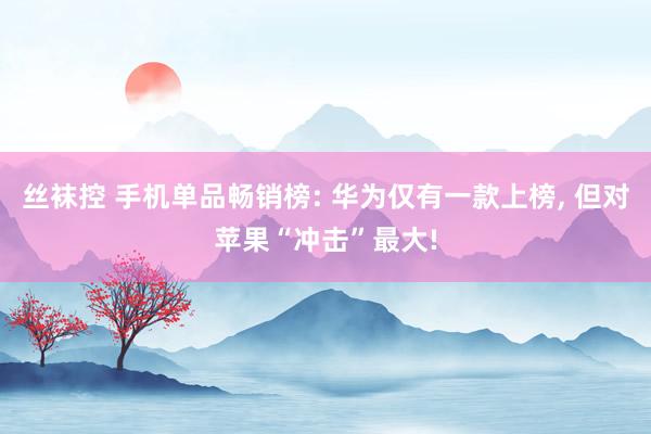 丝袜控 手机单品畅销榜: 华为仅有一款上榜， 但对苹果“冲击”最大!