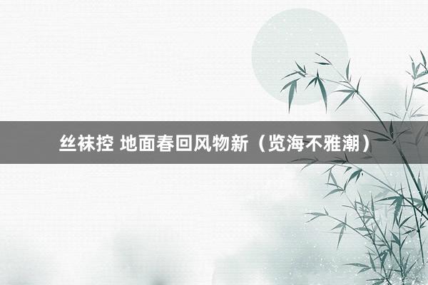 丝袜控 地面春回风物新（览海不雅潮）