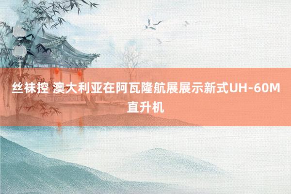 丝袜控 澳大利亚在阿瓦隆航展展示新式UH-60M直升机